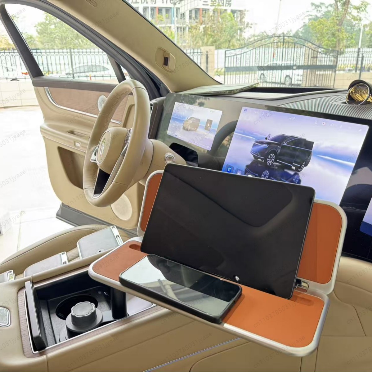 Desk Setup Maker - New Car Foldable Tray Table, Portable