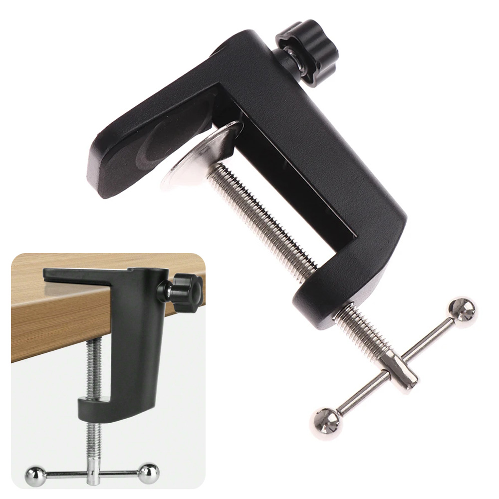 Monitor Arm Clamp - C-Shaped Clip Desk Table Mount Clamp