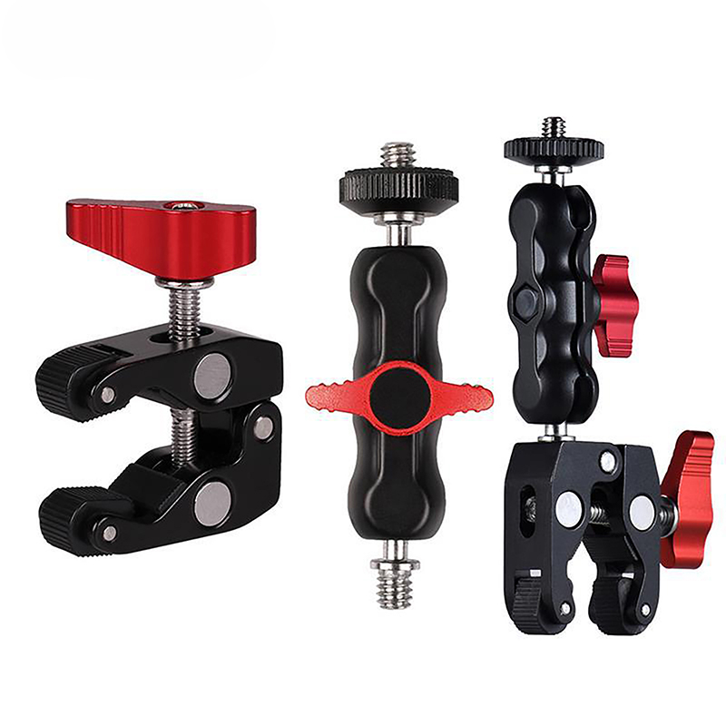 Monitor Arm Clamp - Multi-function Ball Head Super Clamp Magic