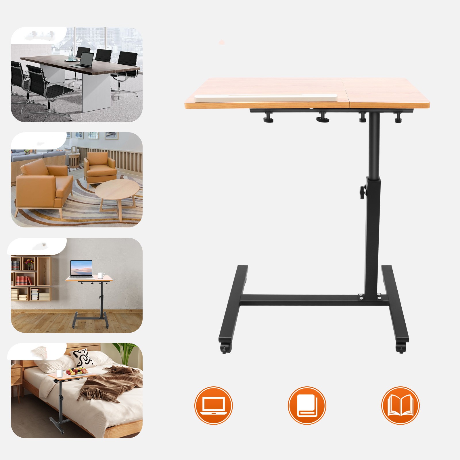 Mobile Laptop Table Adjustable - Desk Setup Maker 评论和价格