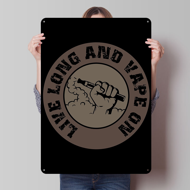 Vape Design For Ecig Tinplate  - Desk Setup Poster 评论和价格