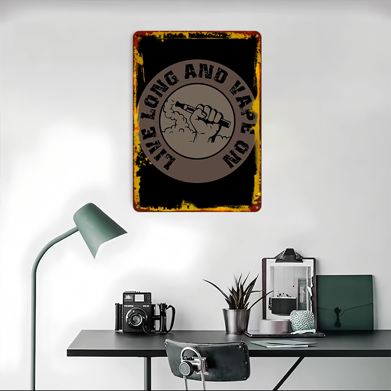 Vape Design For Ecig Tinplate  - Desk Setup Poster 评论和价格