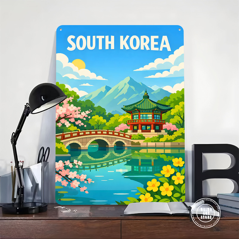 South Korea Travel Poster Cust - Desk Setup Poster 评论和价格