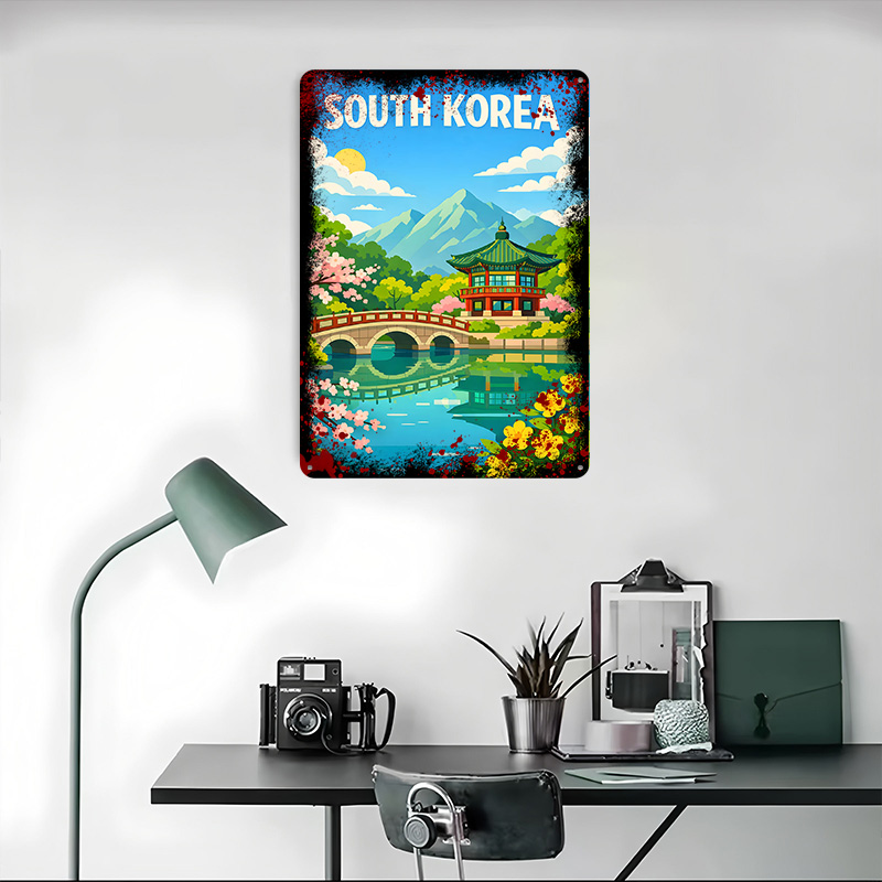 South Korea Travel Poster Cust - Desk Setup Poster 评论和价格