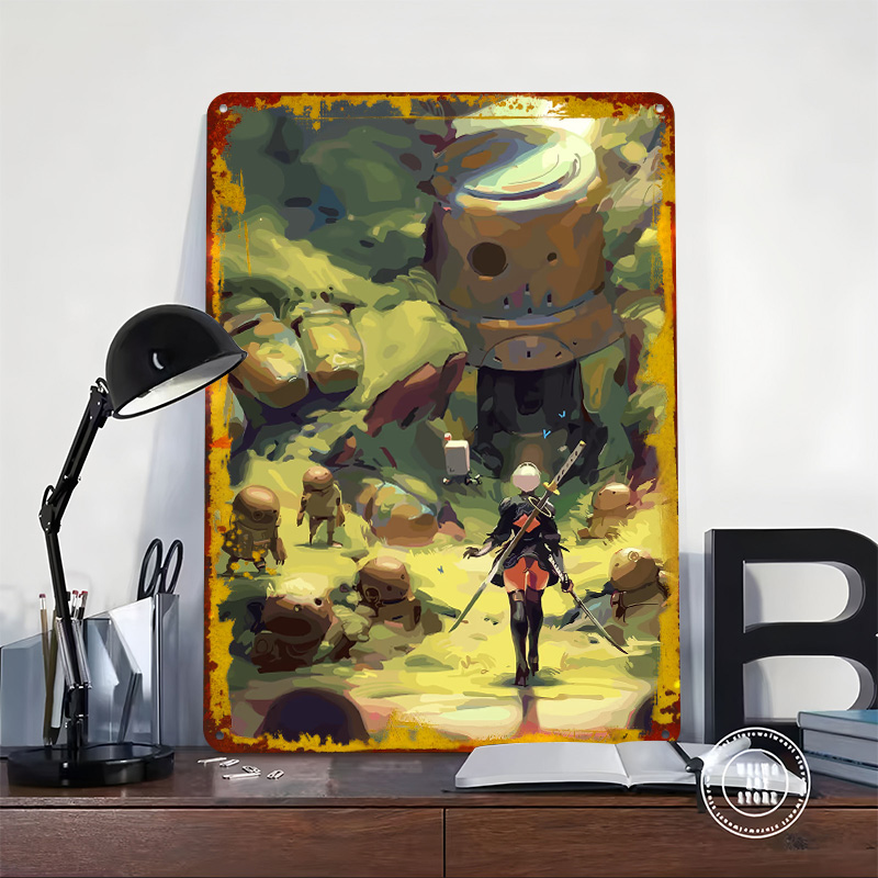 Nier Automata: 2B in Forest Me - Desk Setup Poster 评论和价格