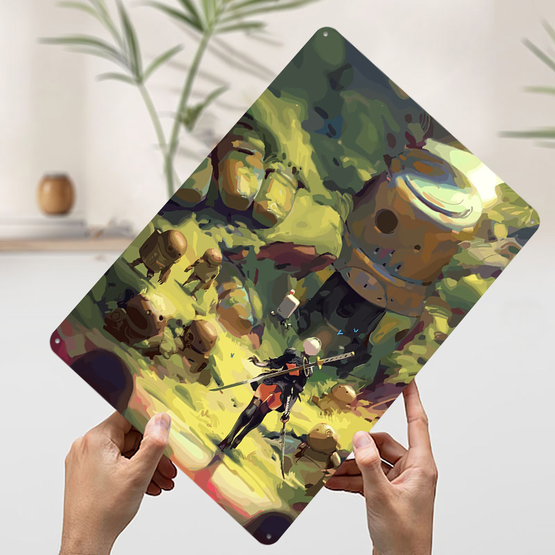 Nier Automata: 2B in Forest Me - Desk Setup Poster 评论和价格