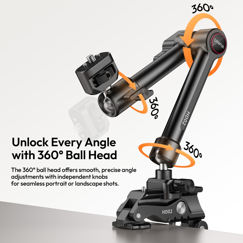 Ulanzi 10 inch Magic Arm Kit H - Monitor Arm Clamp 评论和价格