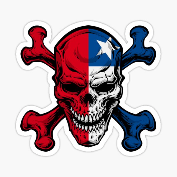 Chile Emblem Flag Skull Creati - Desk Setup Maker 评论和价格