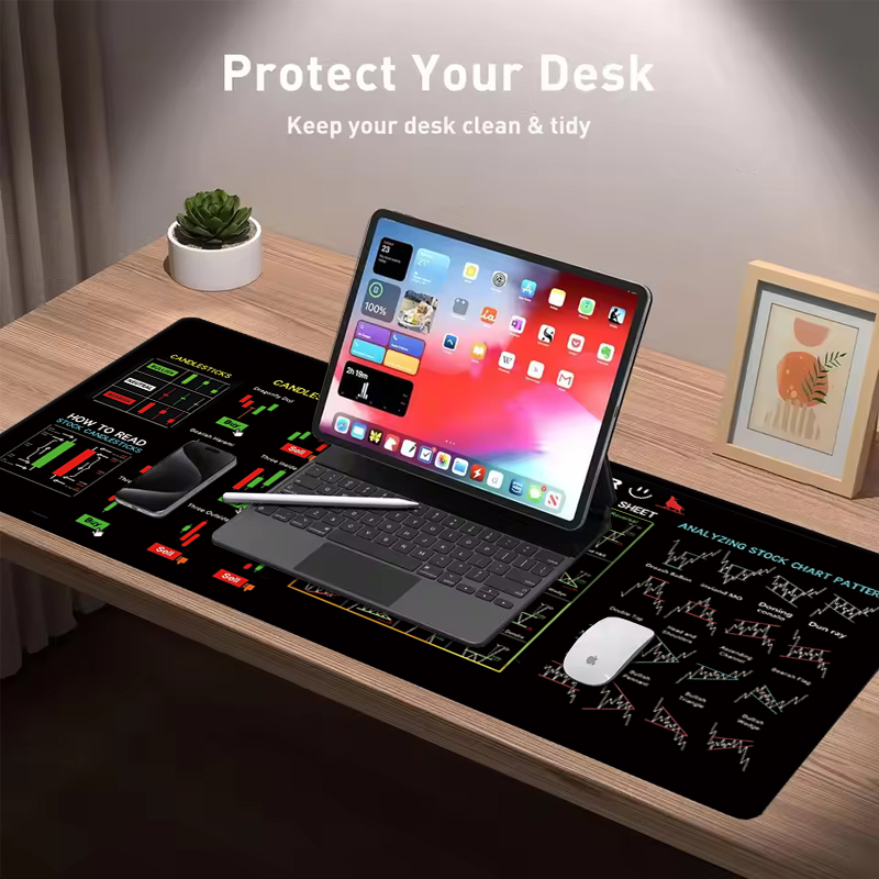 EXCO Stock Market Trader Leath - Desk Pad Leather Large 评论和价格