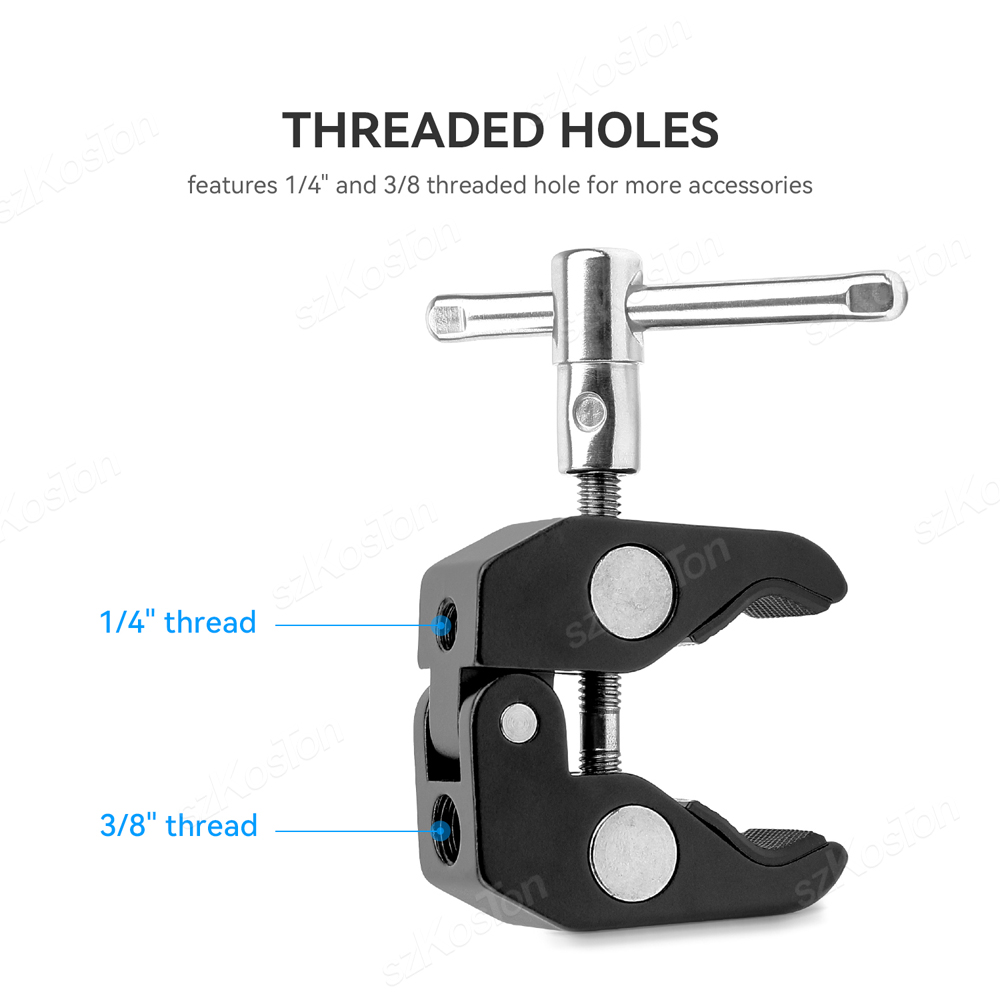 Camera Metal Super Clamp 360°  - Monitor Arm Clamp 评论和价格