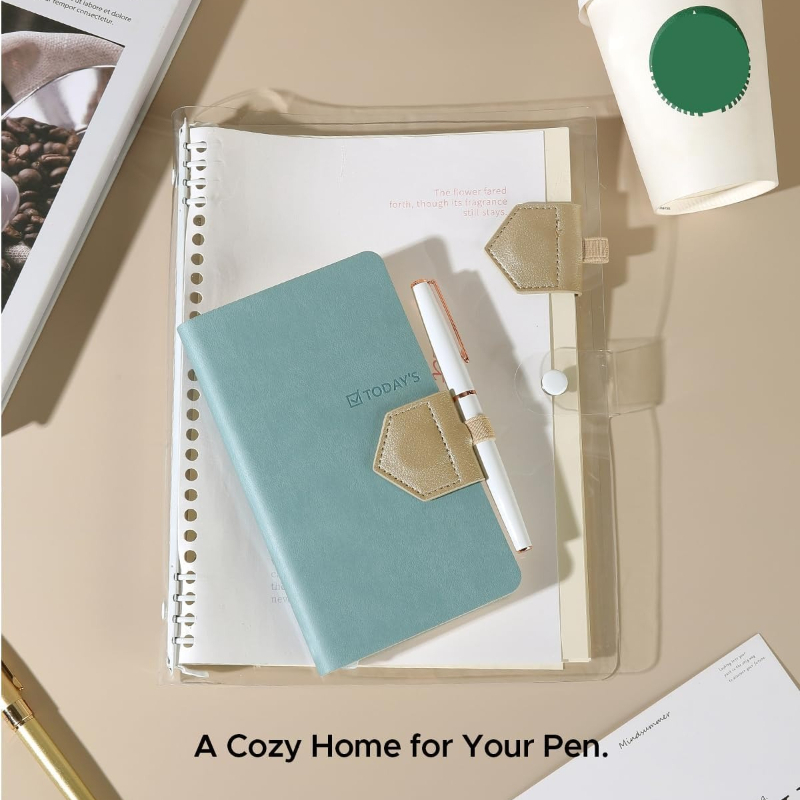 1pc Magnetic PU Leather Bookma - Pen Cup Magnetic 评论和价格