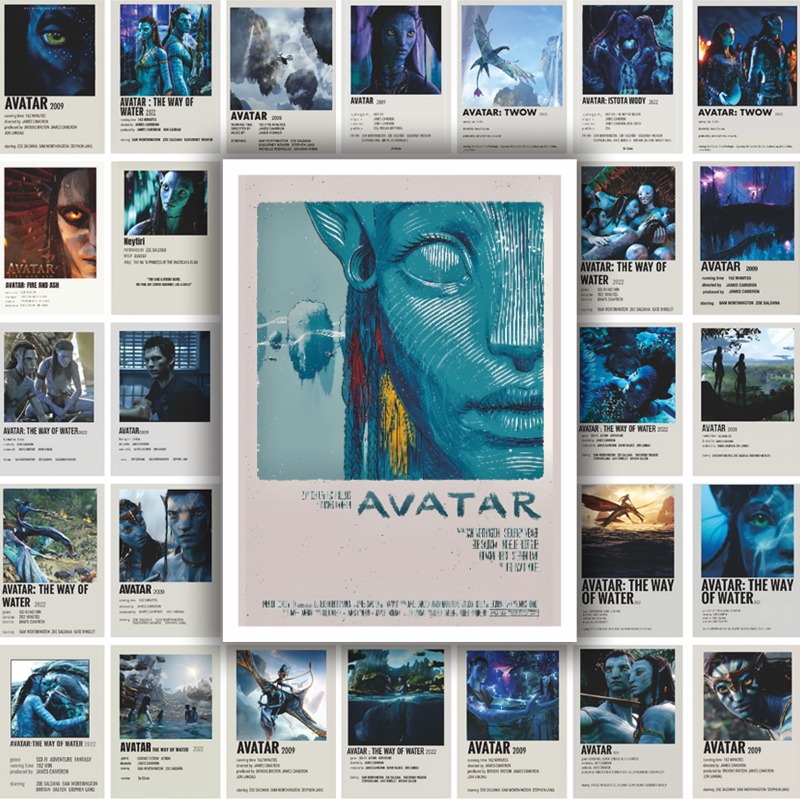 50pcs Avatar Movie Poster Stic - Desk Setup Poster 评论和价格