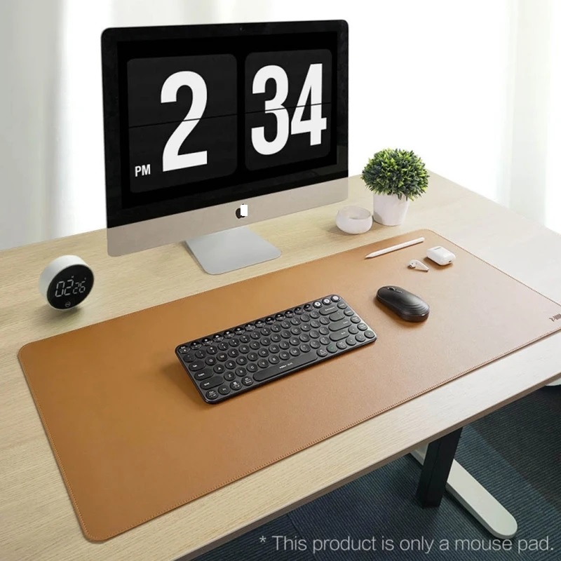 MIIIW Large Leather Cork Mouse - Desk Pad Leather Large 评论和价格