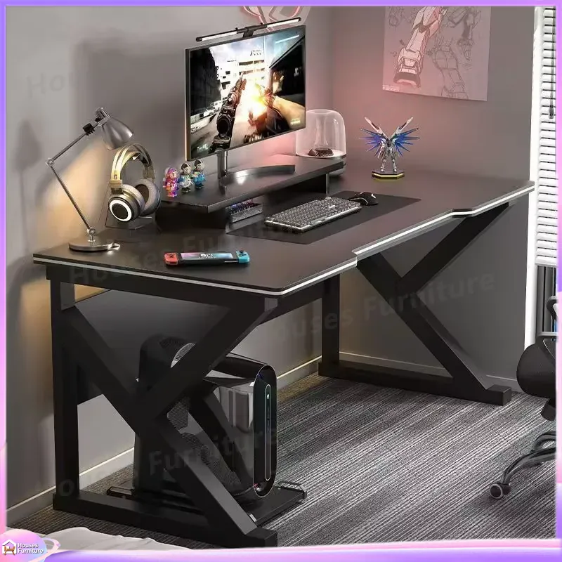 Cafe Metal Gaming Desk Black M - Desk Setup Ergonomics 评论和价格