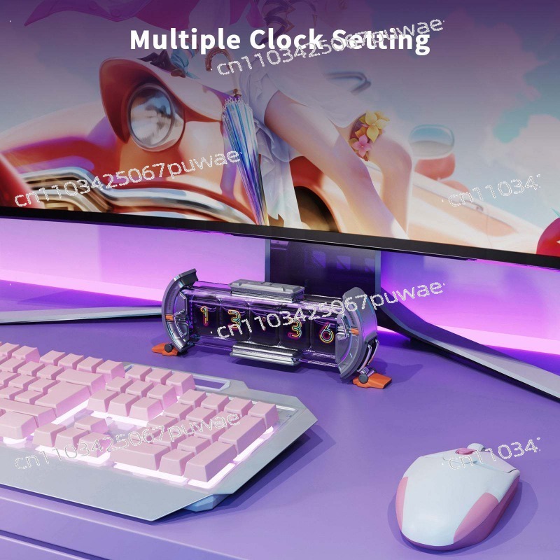 Pixel Screen Nixie Tube Clock  - Desk Setup Youtube 评论和价格