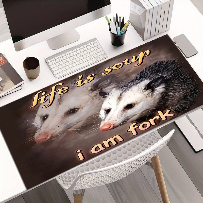 Whimsical Large Mouse Pad Flyi - Desk Setup Ergonomics 评论和价格