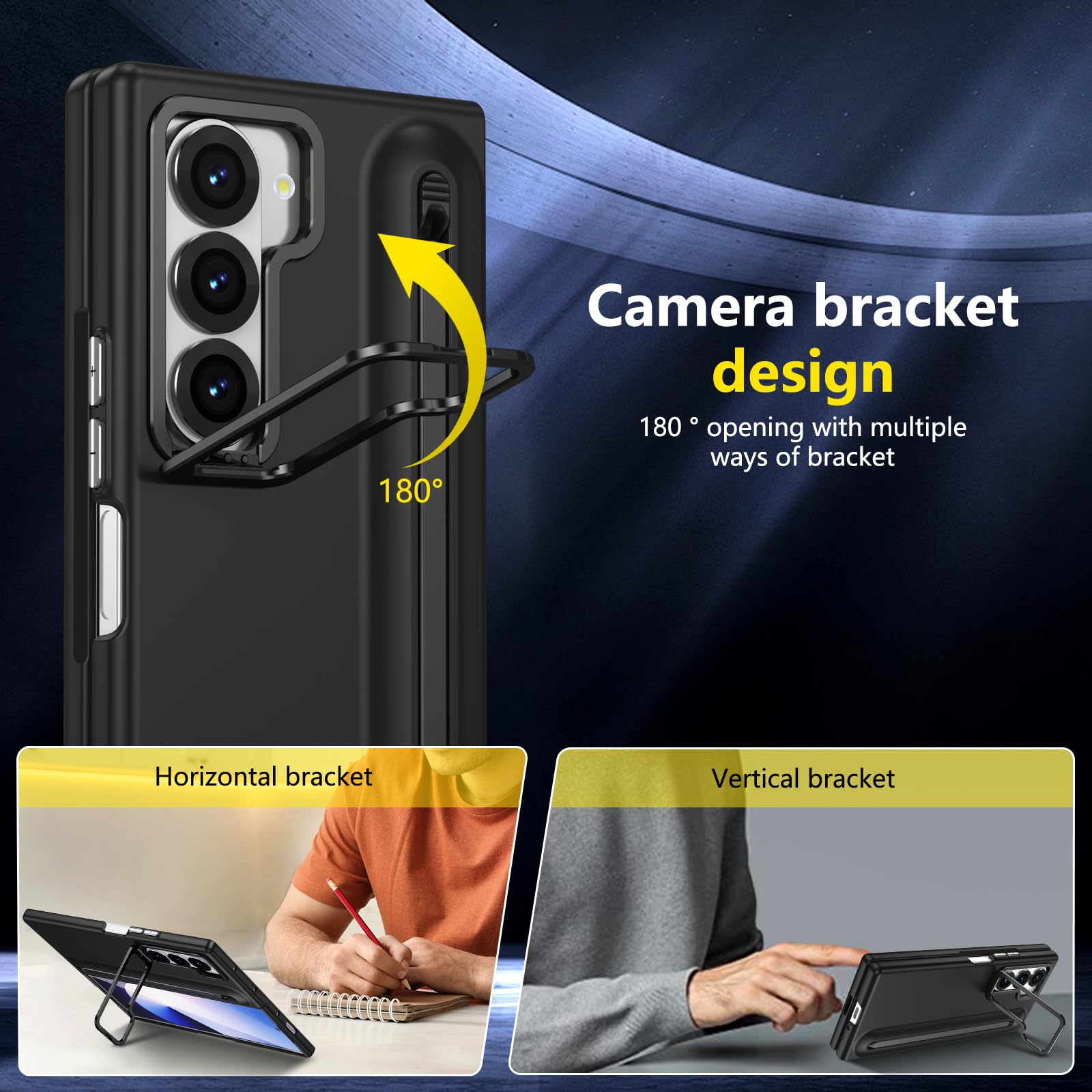 Metal Lens Holder Phone Cover  - Pen Cup Magnetic 评论和价格