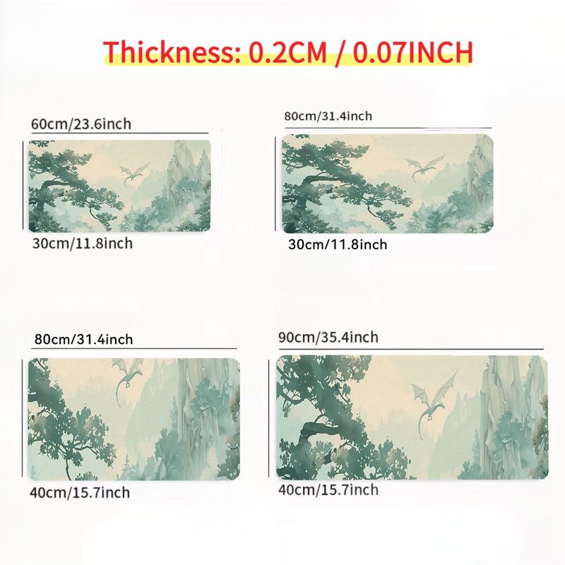 Whimsical Iron Art Mouse Pad C - Desk Setup Ergonomics 评论和价格