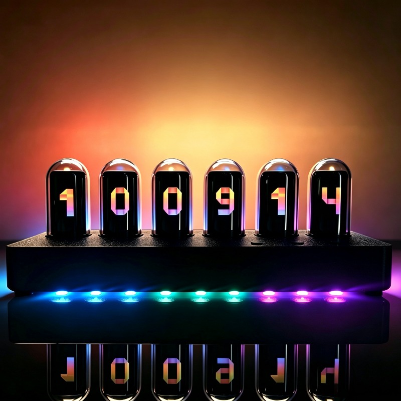 IPS‑Simulated Nixie Tube Clock - Desk Setup Youtube 评论和价格