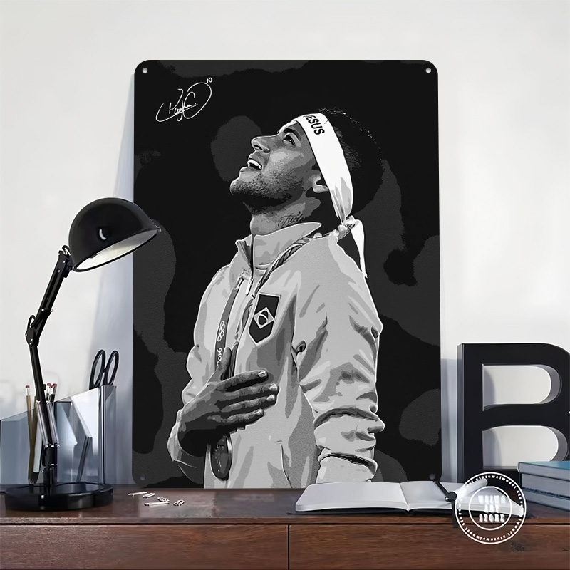 Neymar Jr. Portrait Poster Cus - Desk Setup Poster 评论和价格