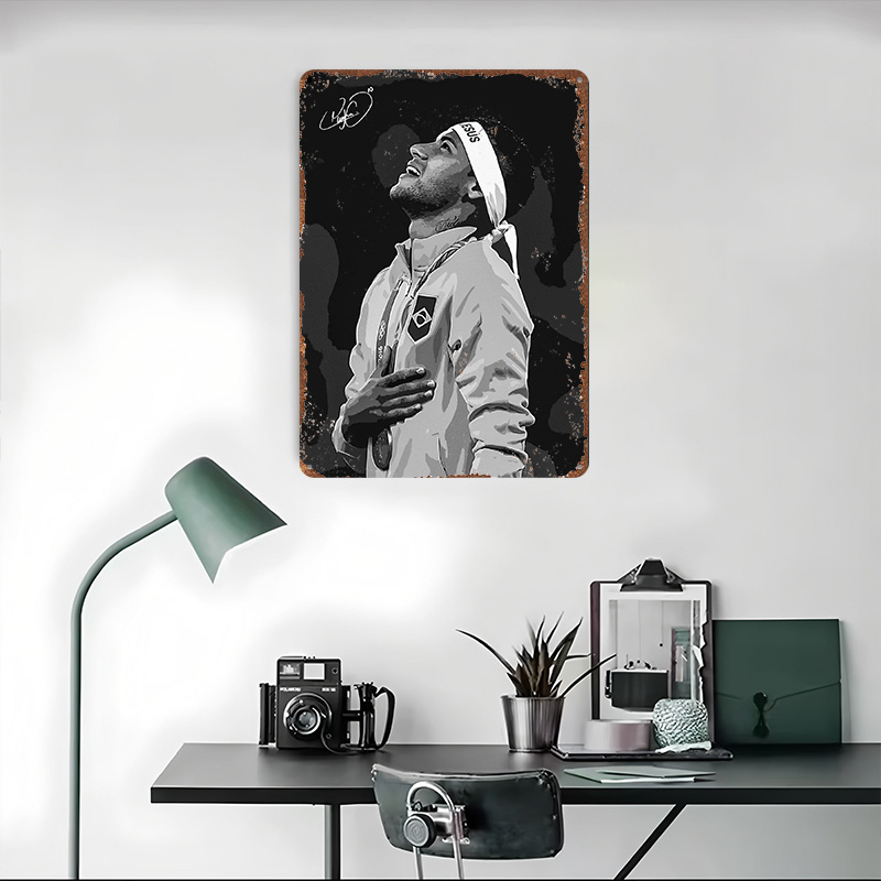 Neymar Jr. Portrait Poster Cus - Desk Setup Poster 评论和价格