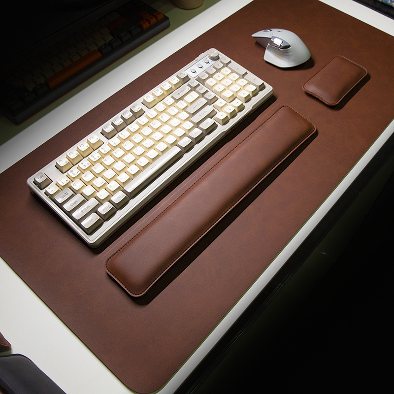 Desk Mat Waterproof PU Mouse P - Desk Pad Leather Large 评论和价格