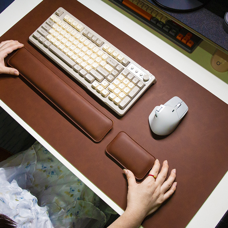 Desk Mat Waterproof PU Mouse P - Desk Pad Leather Large 评论和价格
