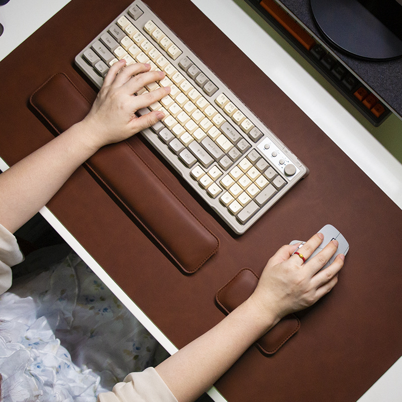 Desk Mat Waterproof PU Mouse P - Desk Pad Leather Large 评论和价格