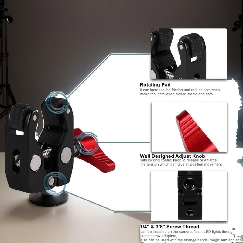 Super Clamp Camera Clamp Mount - Monitor Arm Clamp 评论和价格