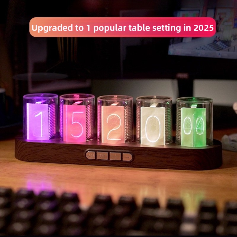 LED Nixie Tube Clock RGB Gamin - Desk Setup Youtube 评论和价格