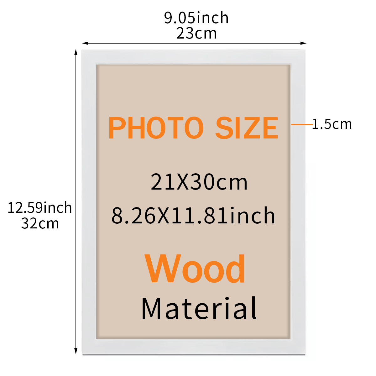 A4 Wooden Photo Frame Anime Be - Desk Setup Poster 评论和价格