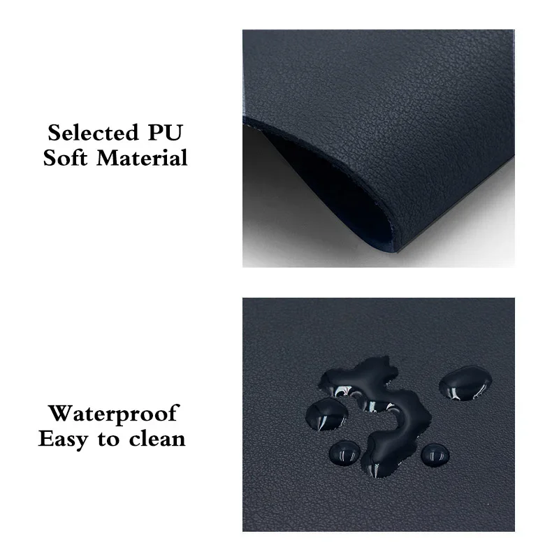 Four-Leaf Clover Eye Protectio - Desk Pad Leather Large 评论和价格