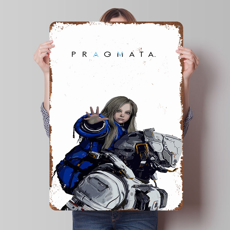 Pragmata Game Character Metal  - Desk Setup Poster 评论和价格