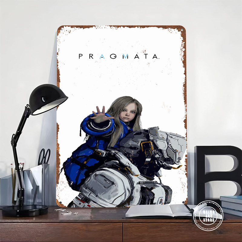 Pragmata Game Character Metal  - Desk Setup Poster 评论和价格