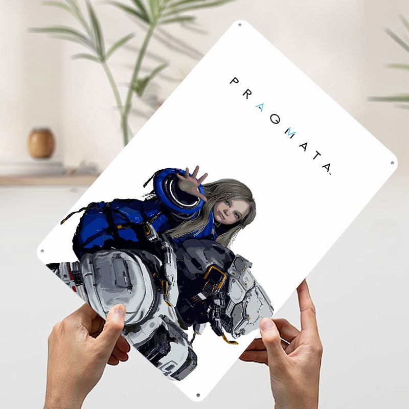 Pragmata Game Character Metal  - Desk Setup Poster 评论和价格