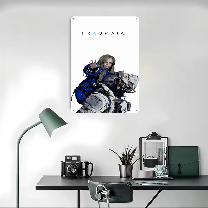 Pragmata Game Character Metal  - Desk Setup Poster 评论和价格