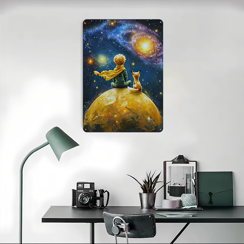 The Little Prince and Fox Prin - Desk Setup Poster 评论和价格