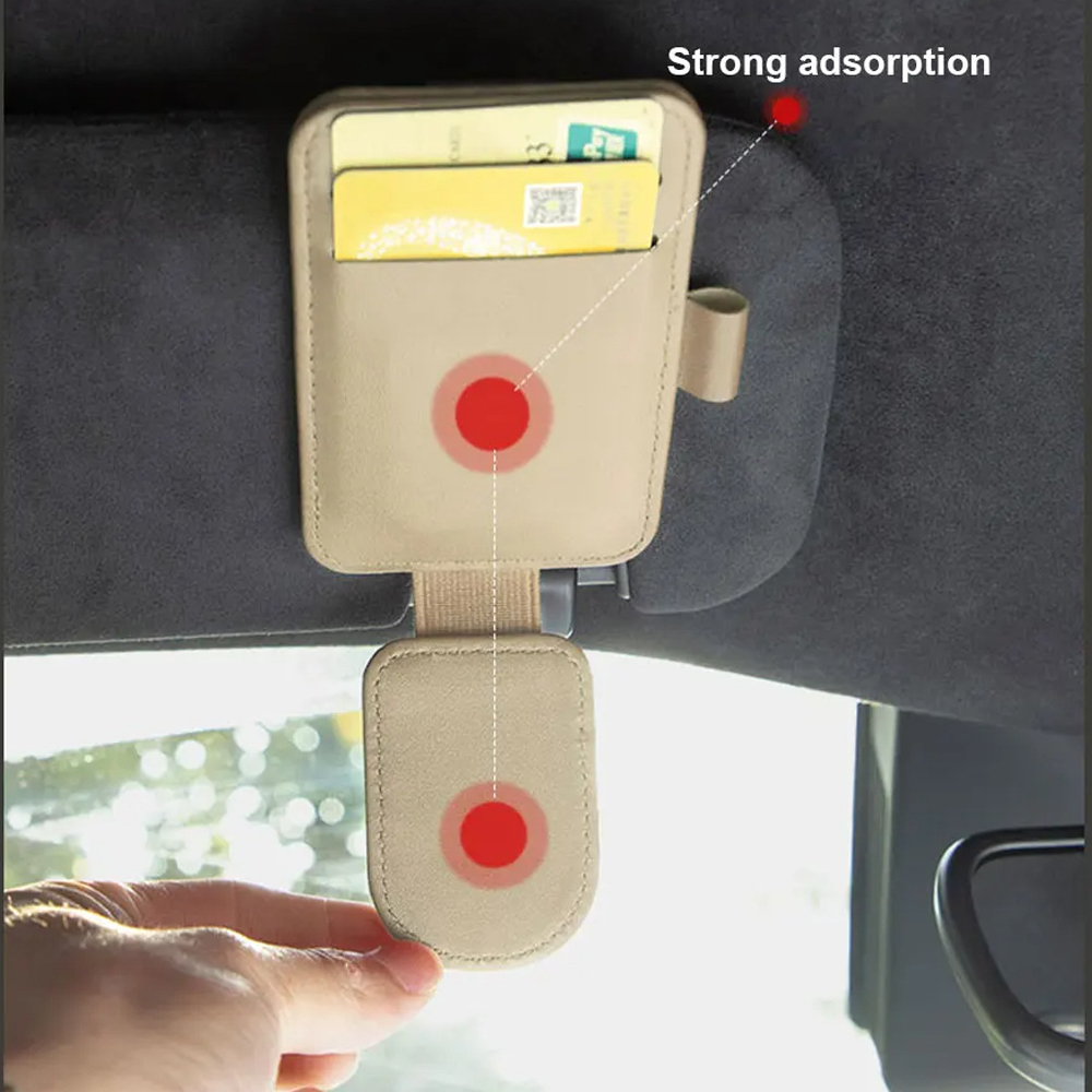 Multifunctional Pu Leather Car - Pen Cup Magnetic 评论和价格