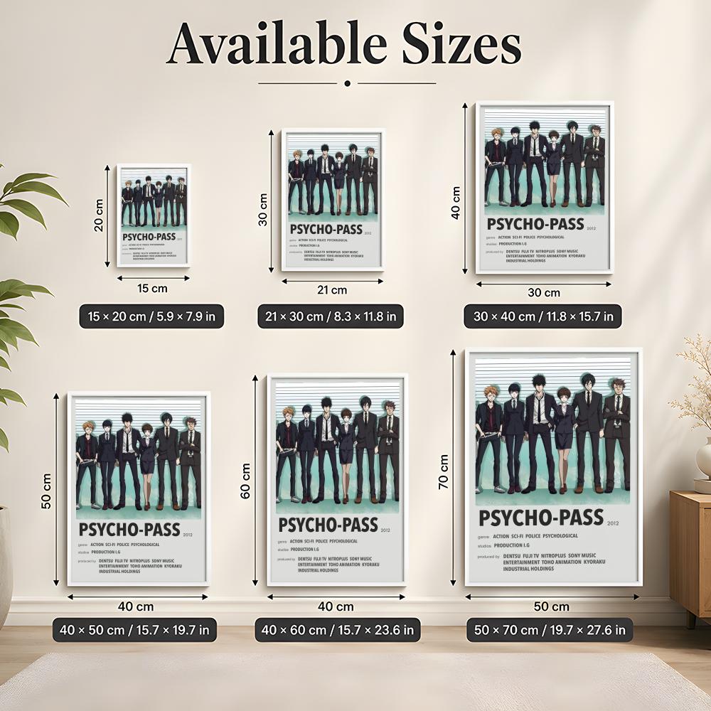 Animation P-Psycho-Pass Desk S - Desk Setup Poster 评论和价格