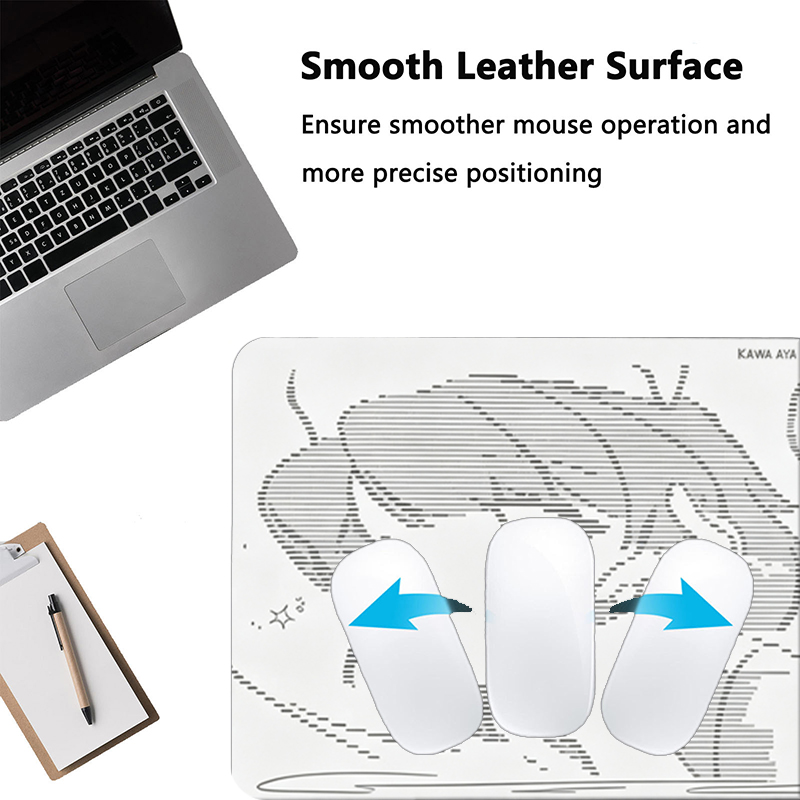 1Pcs Leather Mouse Pad Anime A - Desk Pad Leather Large 评论和价格